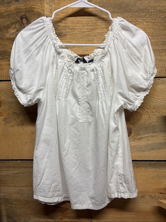 Lands' End Tops - Lands' End Peasant Blouse